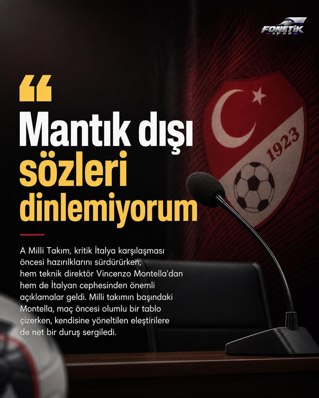 A Milli Takım Hazırlıklarında Montella'dan Eleştirilere Yanıt, Barella'dan Çalhanoğlu Yorumu